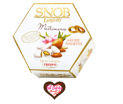 Confetti crispo snob bianco - confetti,