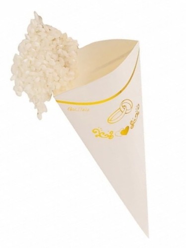 Cono carta per confetti - cono,
