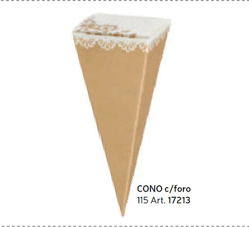 Cono porta confetti rose - porta,