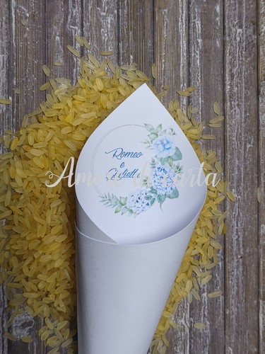 100 coni porta riso - , confetti