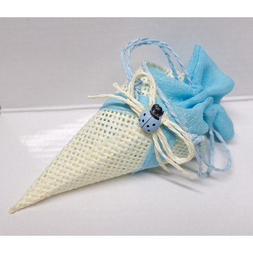 Cono sacchetto celeste 15 - pz,