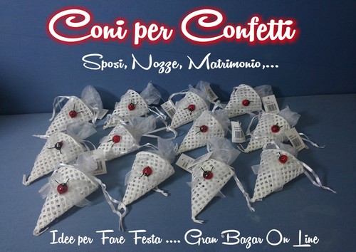 Sposi cono per - sposi, confetti